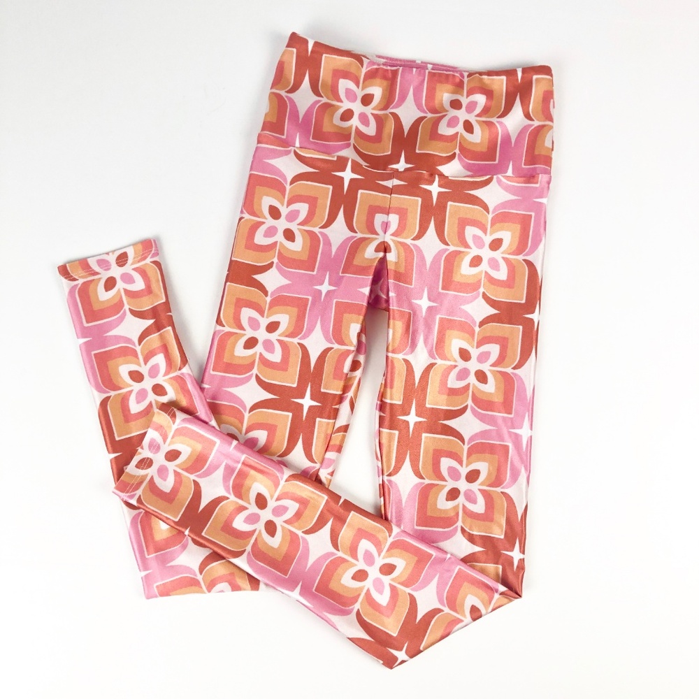 Goldsheep x TIU | Pink Orange Cream High Waist Legging